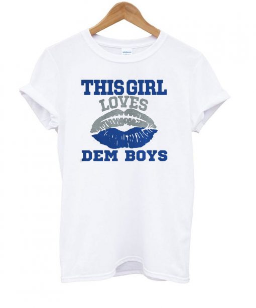 This Girl Loves Dem Boys Lip T shirt