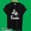 Johnny Cash Posed With Guitar Giving The Middle Finger T-Shirt