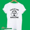 Vintage Post Malone Leave Me Malone Rapper T-Shirt