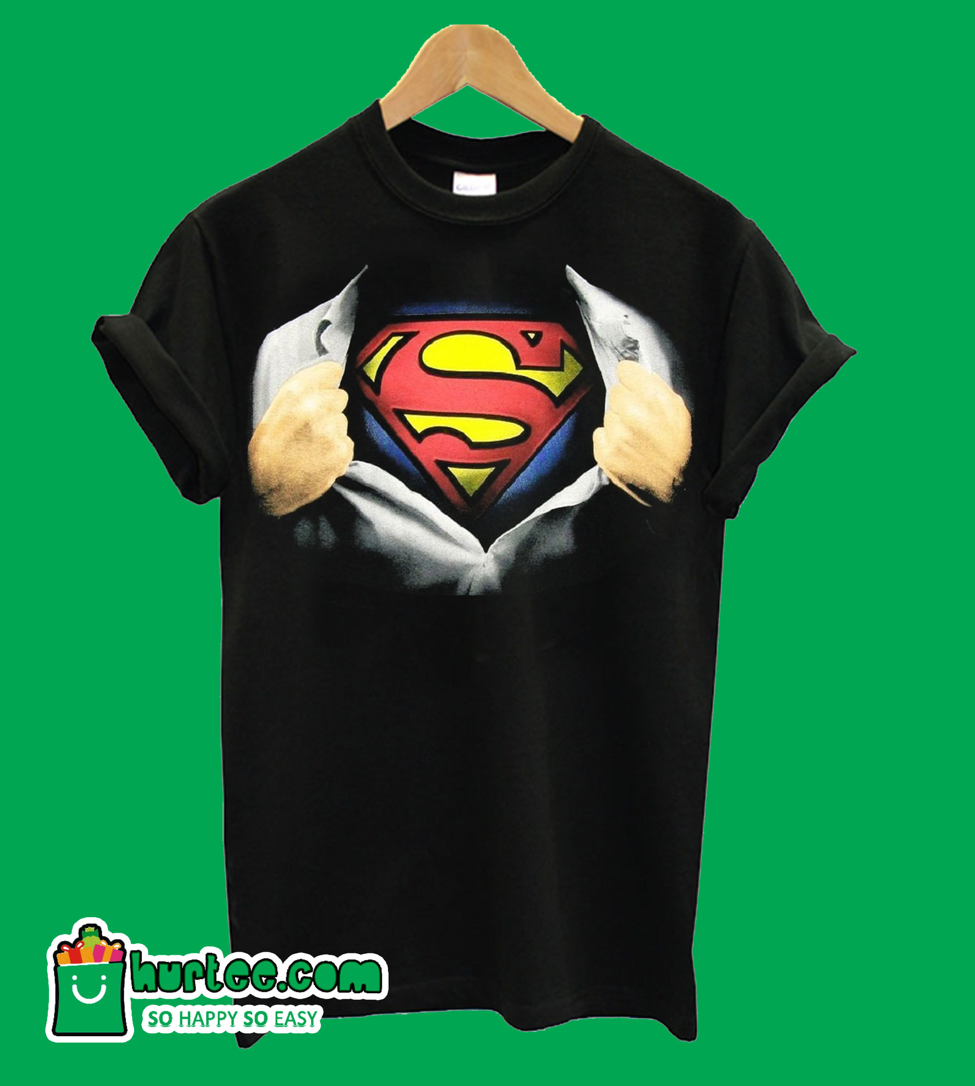 Superman Ripping Open Shirt T-Shirt