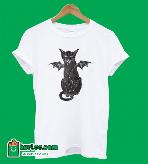 Gothic Vintage Cat T-Shirt