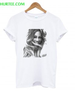 Greyscale Close Up Mariah Carey T-Shirt