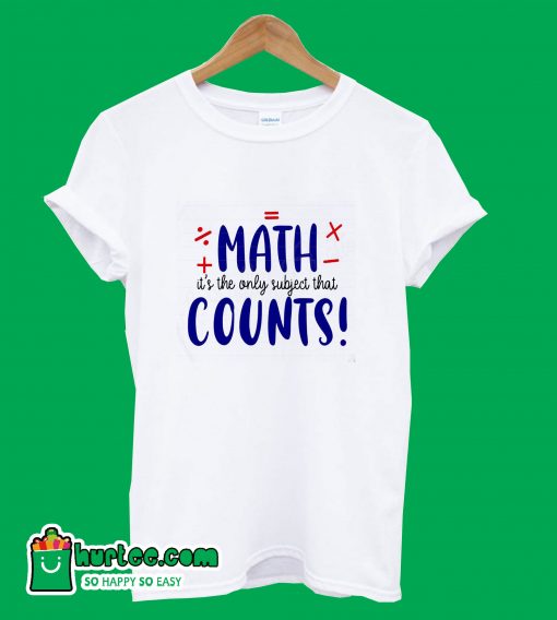 character counts t shirts