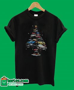 Mustang Car Christmas Tree T-Shirt