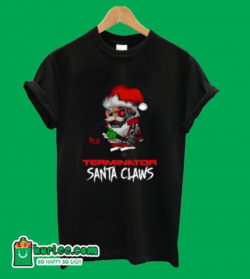 Terminator Santa Claws T-Shirt