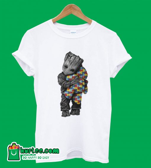 Groot Hug Autism Teddy Bear T shirt