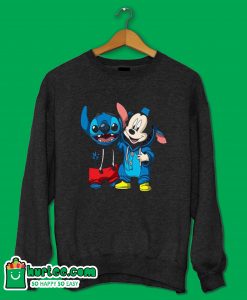 Stitch and Mickey Mouse Sweatshirt