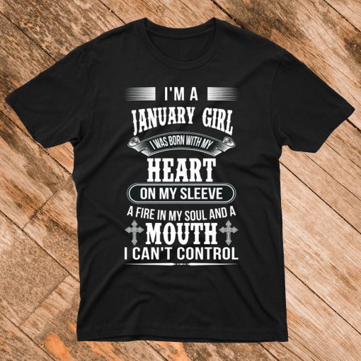 I Am A January Woman T Shirt