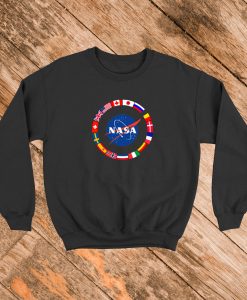NASA All Country’s Flags Sweatshirt