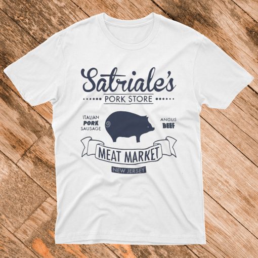 The Sopranos Satriale's Pork Store American Gangster TV Unofficial Mens T Shirt