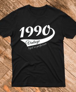 27th Birthday gift for woman or man 1990 T Shirt