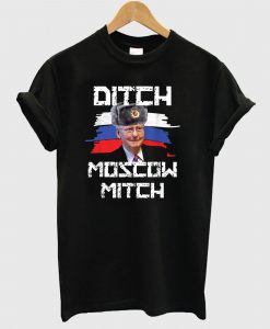 Ditch Moscow Mitch Russia Flag Version T Shirt