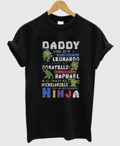 Father's Day Dad Teenage Mutant Ninja Turtles T Shirt