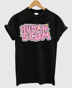 Human Scum Black T Shirt