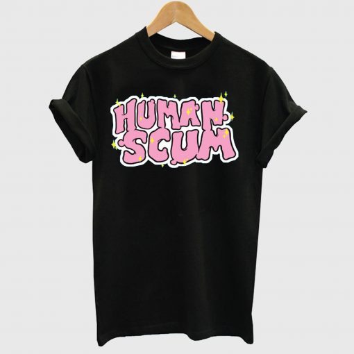 Human Scum Black T Shirt