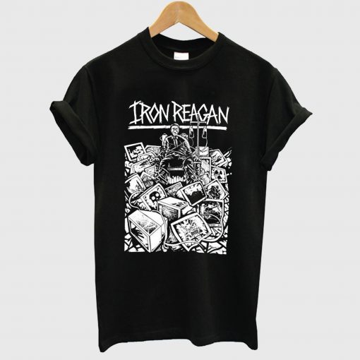 Iron Reagan Crossover Thrash Metal Punk Band T Shirt