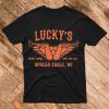 Luckys Custom Motorcycle T Shirt