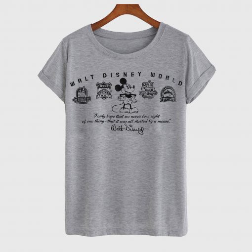 Mickey Mouse Four Parks T Shirt