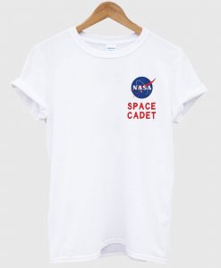 NASA Space Cadets Pocket Logo T Shirt