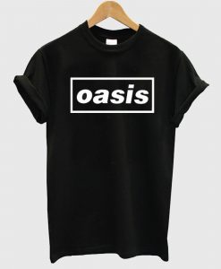Oasis Logo Black T Shirt