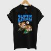 Super Natural Bros Black T Shirt
