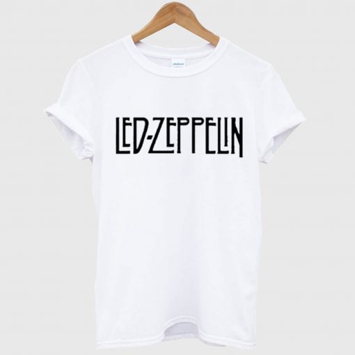 TheShirt Led Zeppelin Letters Print T Shirt