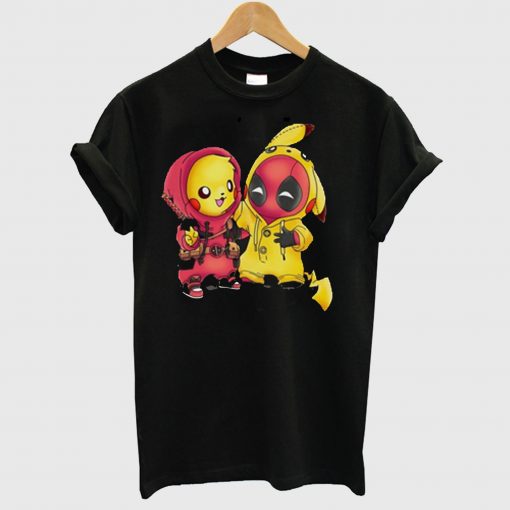 Pikapool Pikachu Deadpool T Shirt