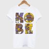 Kobe Bryant Tribute Typography T Shirt