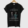 Nice Never Underestimate A Woman Who Loves Supernatural T Shirt