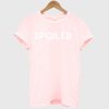 Spoiled pink T Shirt