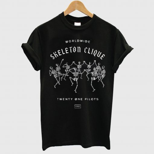 Worldwide Skeleton Clique Twenty One Pilots T Shirt