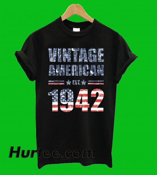 Vintage American Old Glory Est.1942 T-Shirt