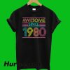 Awesome Since 1980 T-Shirt