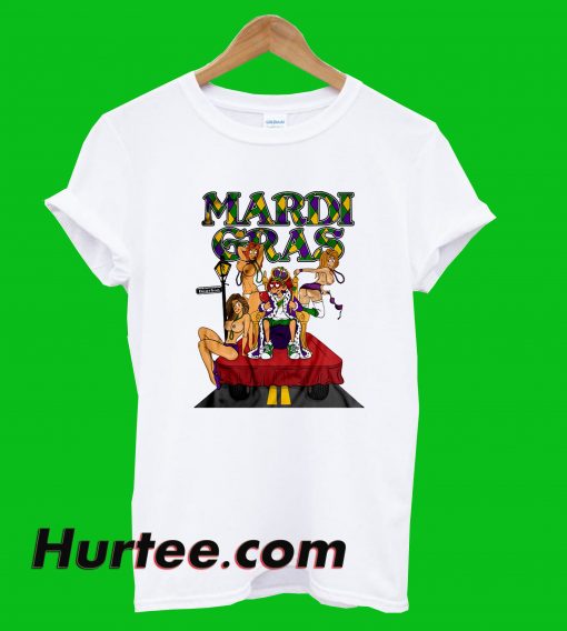Mardi Gras Big Johnson T-Shirt
