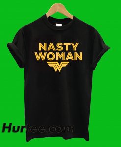 Nasty Woman Wonder Women Logo T-Shirt