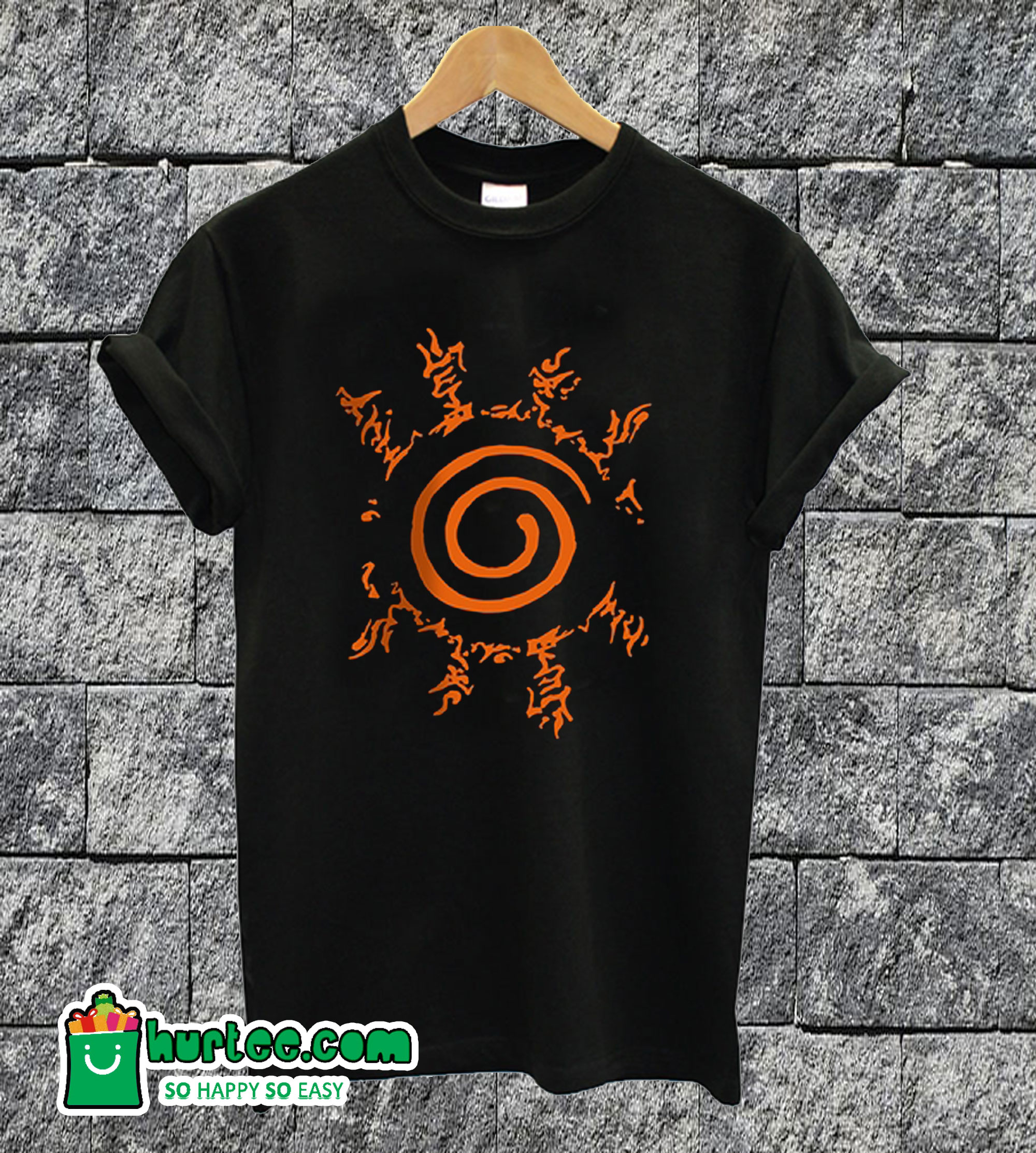 naruto black shirt