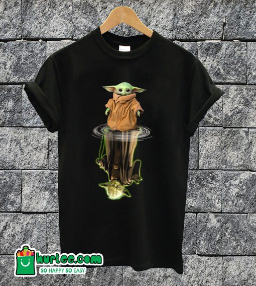 Baby Yoda Water Mirror T-shirt