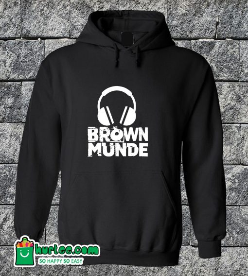 Brown Munde Logo Hoodie