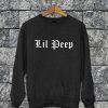 Lil Peep Text Sweatshirt