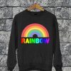 Rainbow Text Sweatshirt