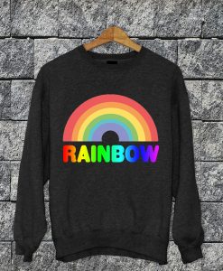 Rainbow Text Sweatshirt