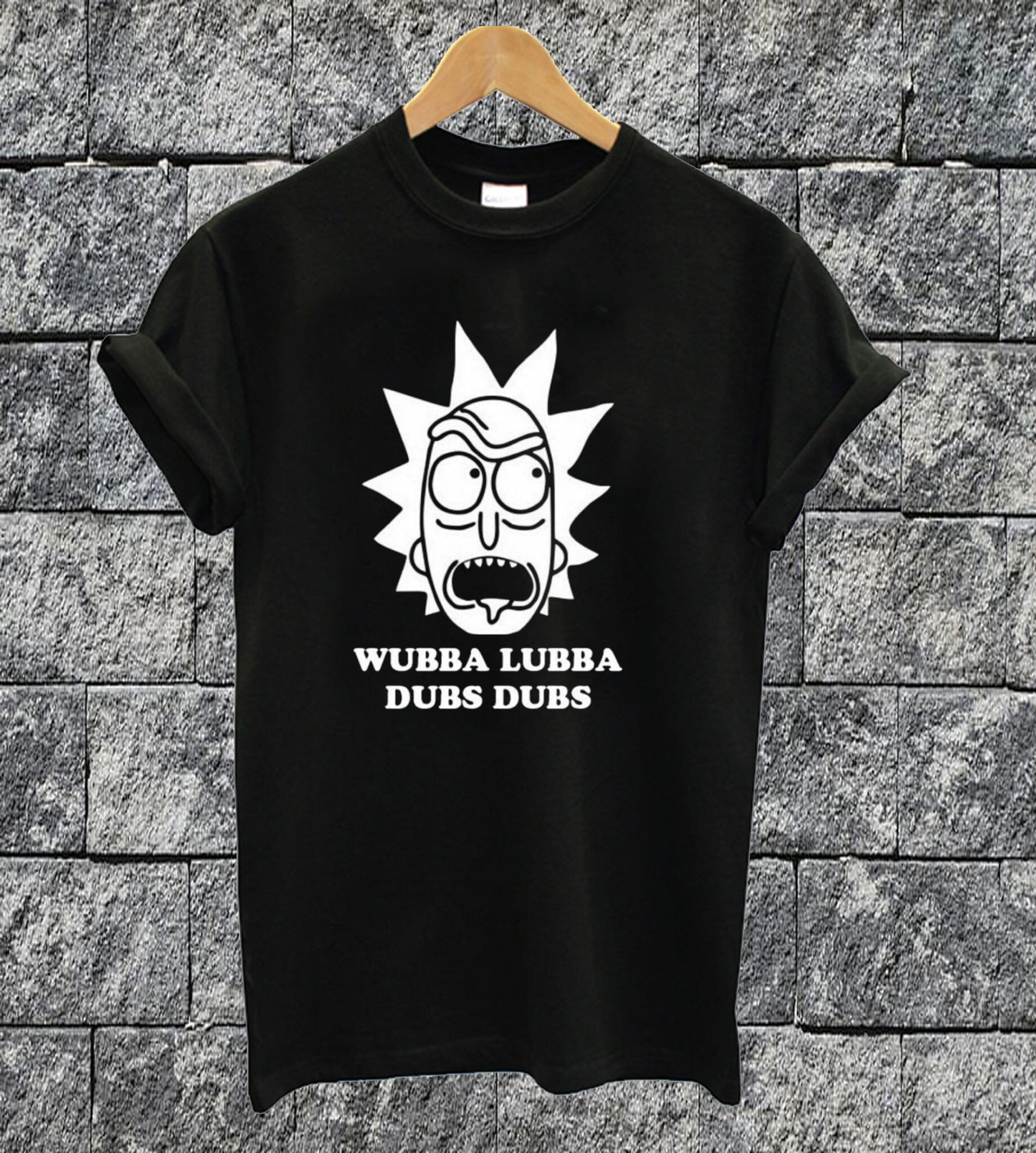 rick and morty logo shirt