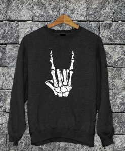 Rock On Skeleton Sweatshirt