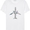Banana Republic White Airplane T-shirt