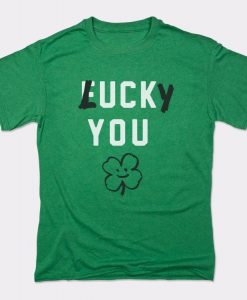 Lucky You Kelly Green Heather T-shirt