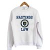 Hastings Law (Navy Crest) Crewneck Sweatshirt