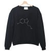Serotonin Molecule Crewneck Sweatshirt
