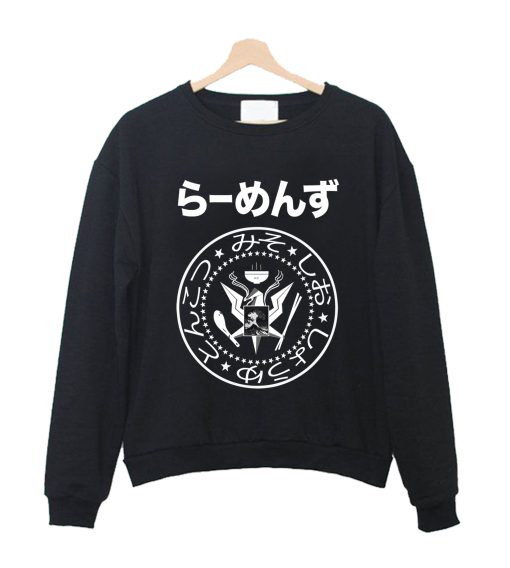 Ramen japanese RA-MEN-ZU Crewneck Sweatshirt