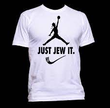 Just Jew It white T-shirt