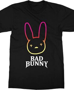 Bad Bunny colorful T-shirt
